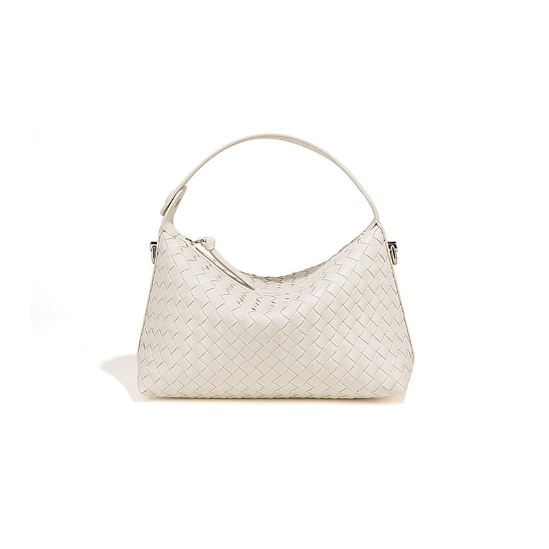 Debby Woven Leather Hobo Bag