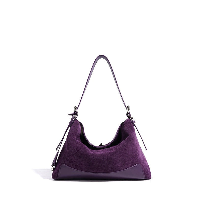 Ginny Suede Hobo Bag