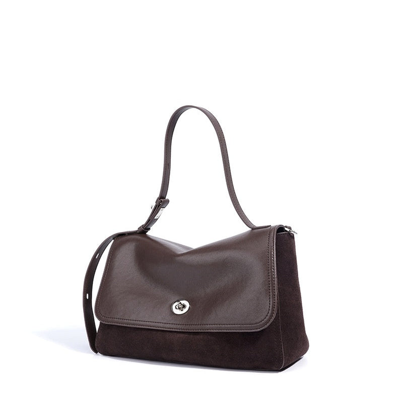 Zaria Leather Shoulder Bag