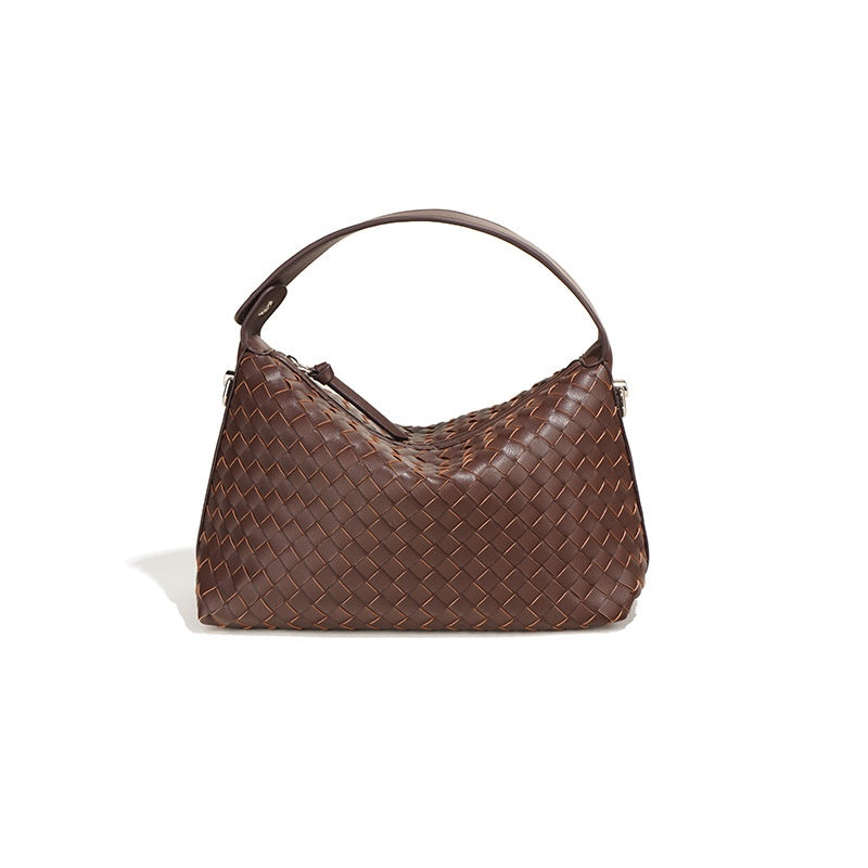 Debby Woven Leather Hobo Bag