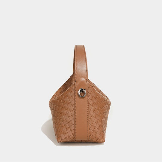 Debby Woven Leather Hobo Bag