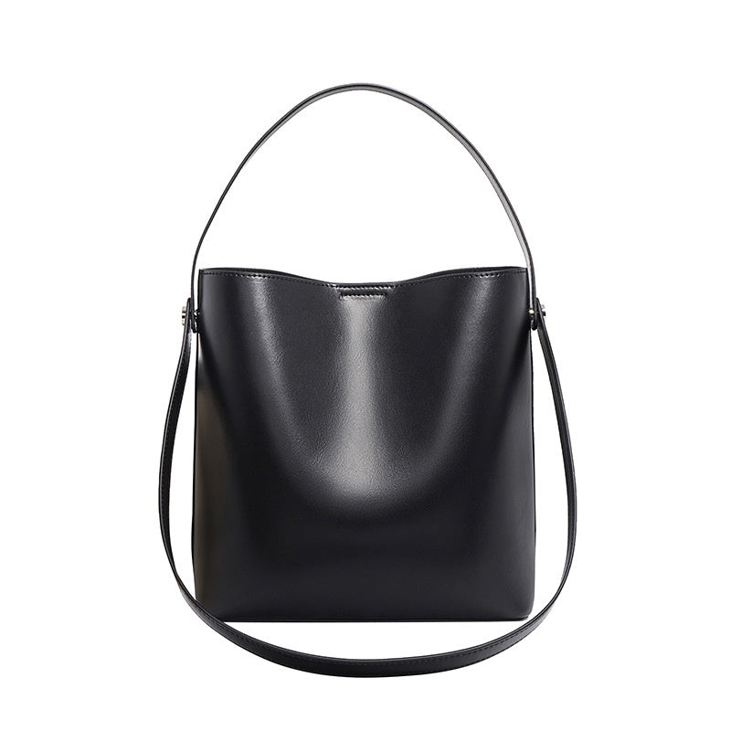Roxy Leather Bucket Bag