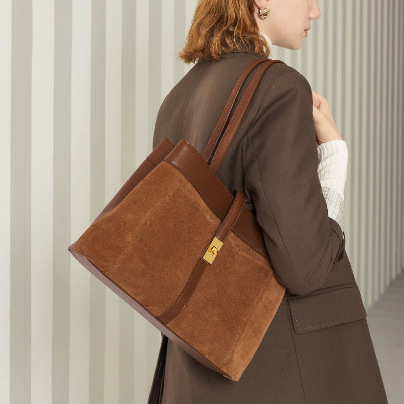 Lauren Suede Tote Bag