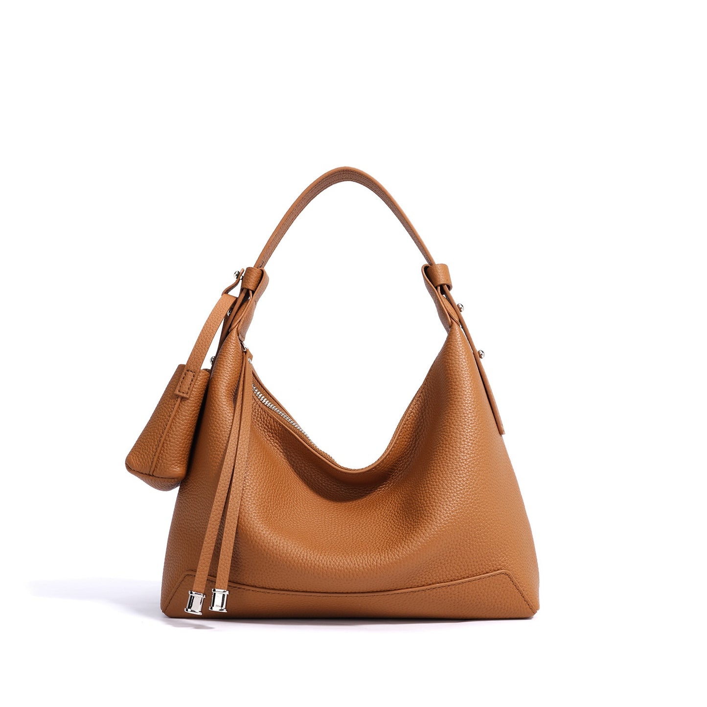 Kate Pebbled Leather Hobo Bag