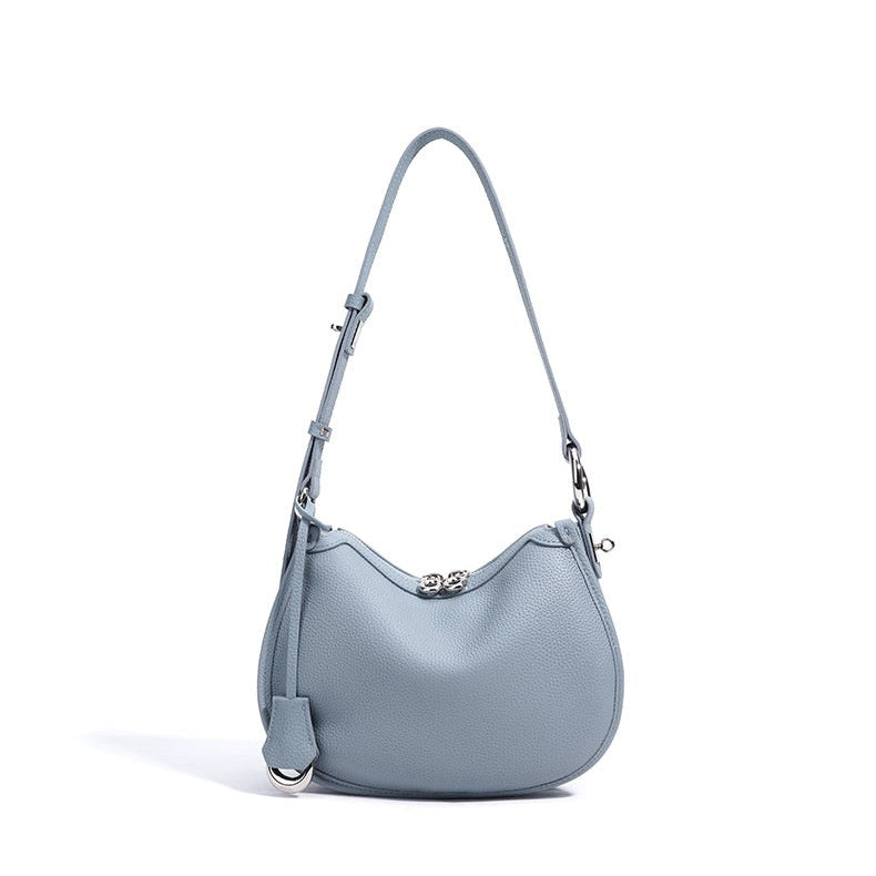 Chrisitine Pebbled Leather Hobo Bag