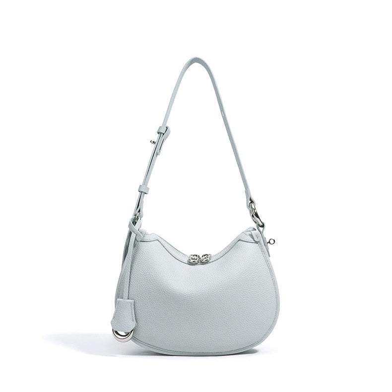 Chrisitine Pebbled Leather Hobo Bag