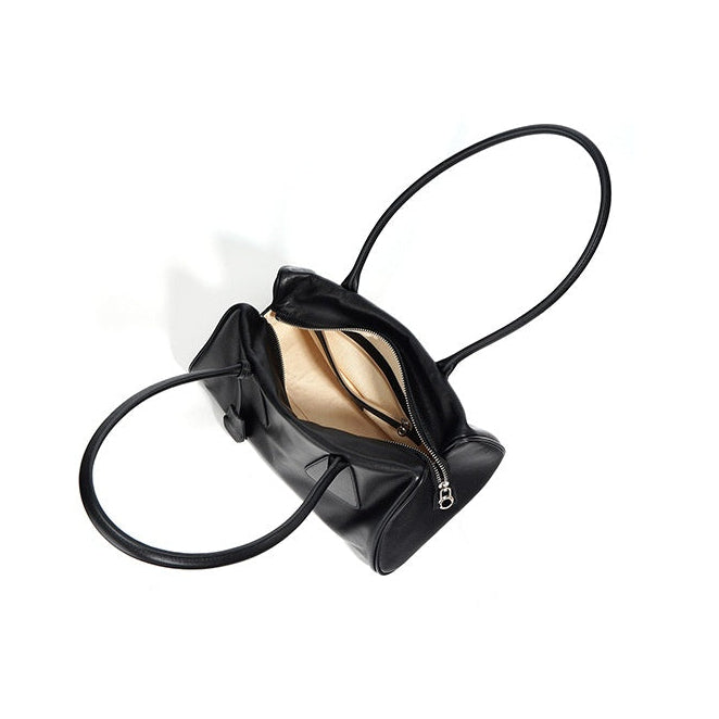 Karen Leather Barrel Bag