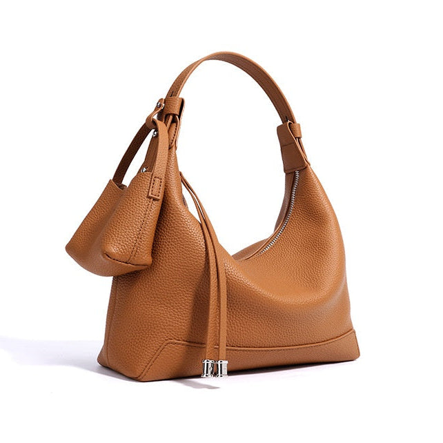 Kate Pebbled Leather Hobo Bag