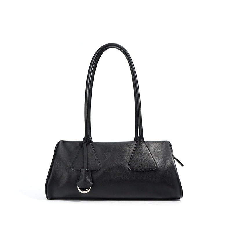 Karen Leather Barrel Bag