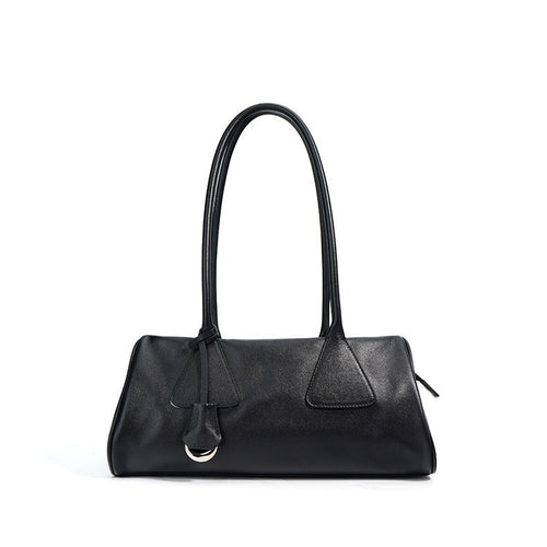 Karen Leather Barrel Bag
