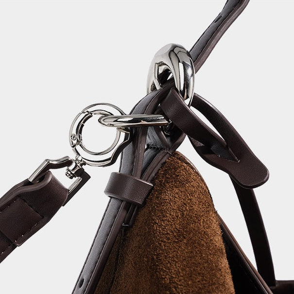 Ginny Suede Hobo Bag
