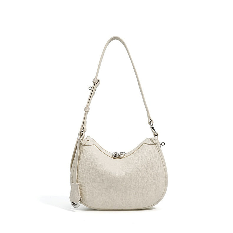 Chrisitine Pebbled Leather Hobo Bag