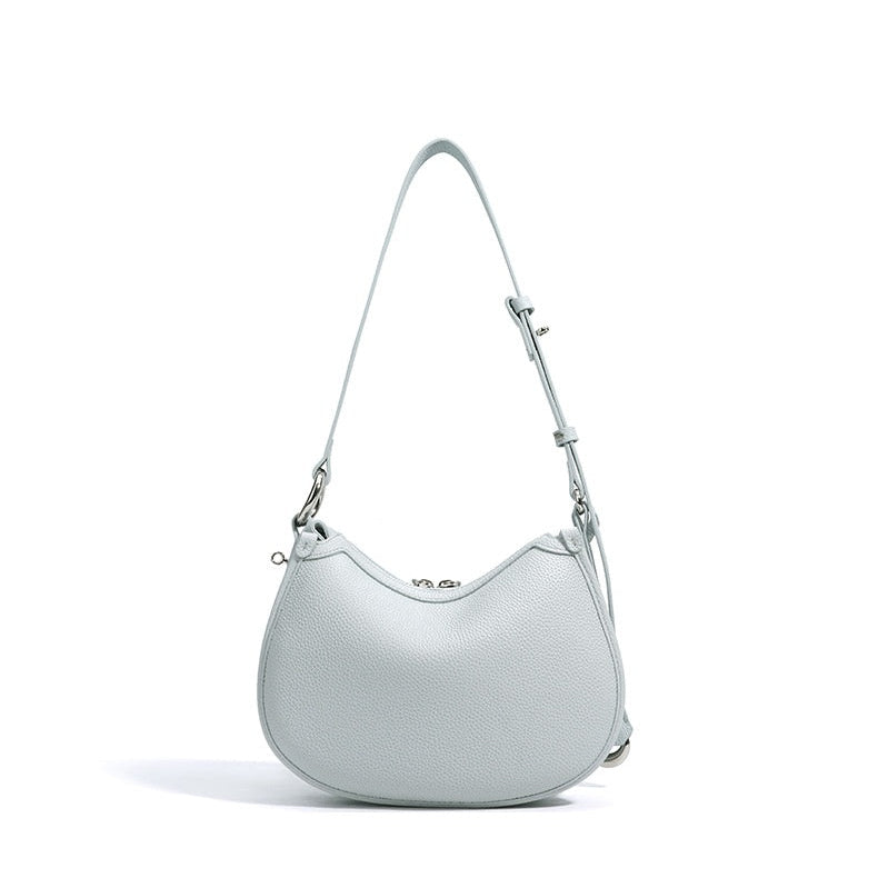 Chrisitine Pebbled Leather Hobo Bag