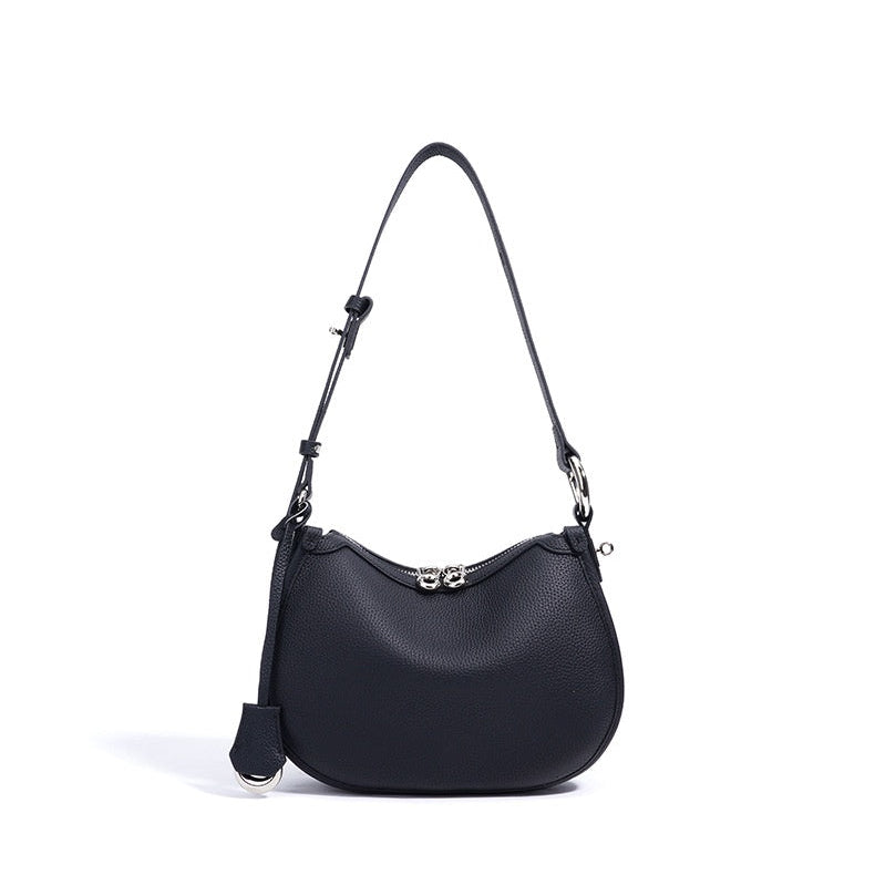 Chrisitine Pebbled Leather Hobo Bag