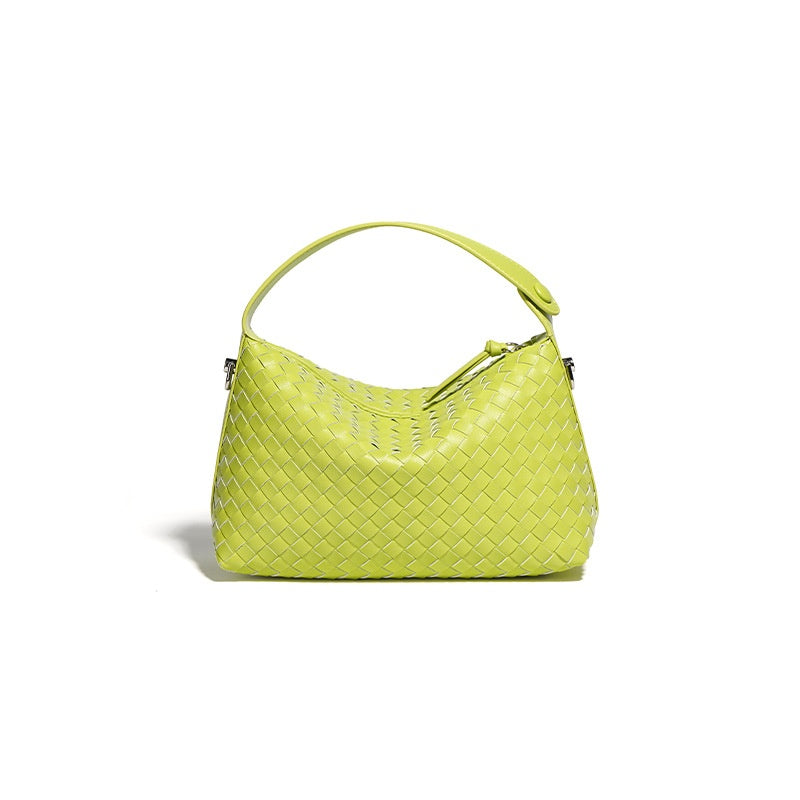 Debby Woven Leather Hobo Bag