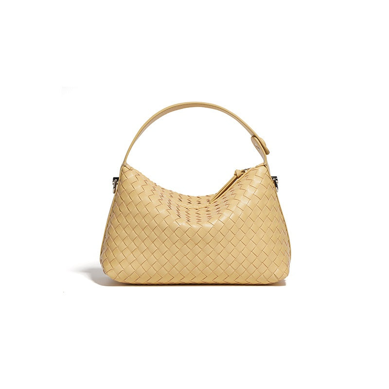 Debby Woven Leather Hobo Bag