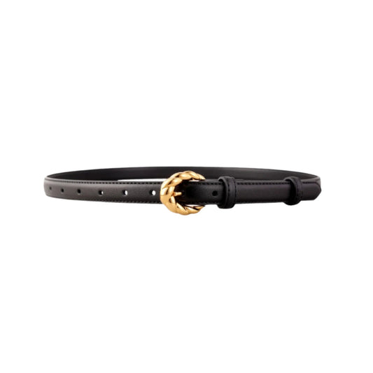 Cintura con fibbia in oro Bobbi