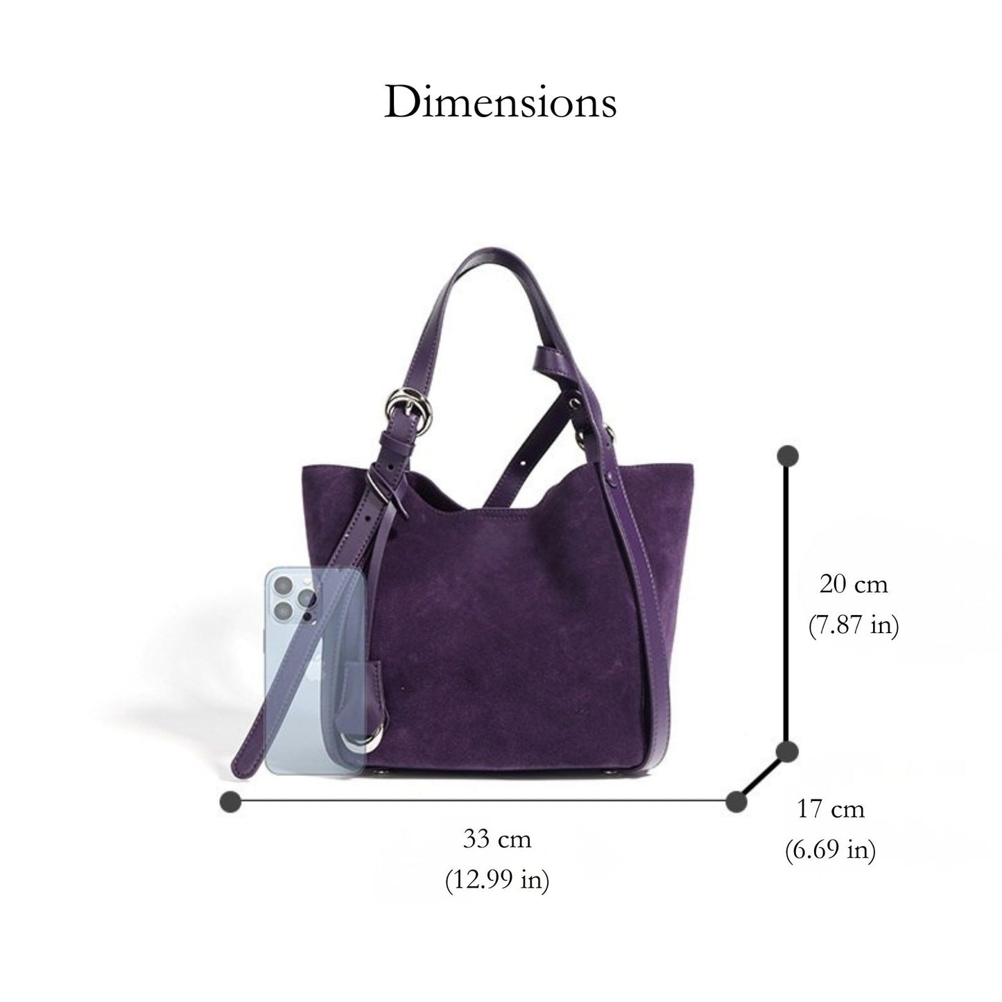 Gabriella Suede Tote Bag
