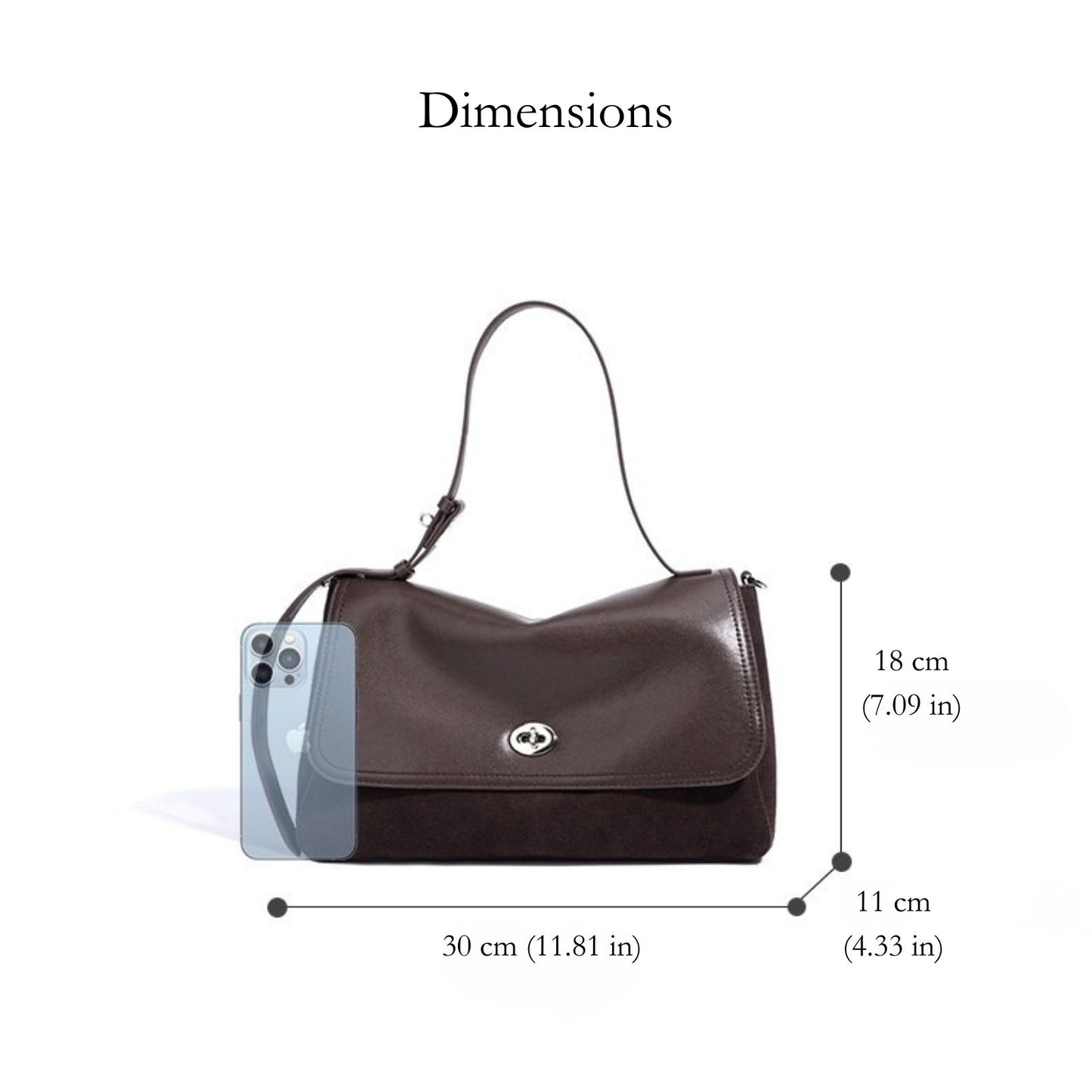 Zaria Leather Shoulder Bag