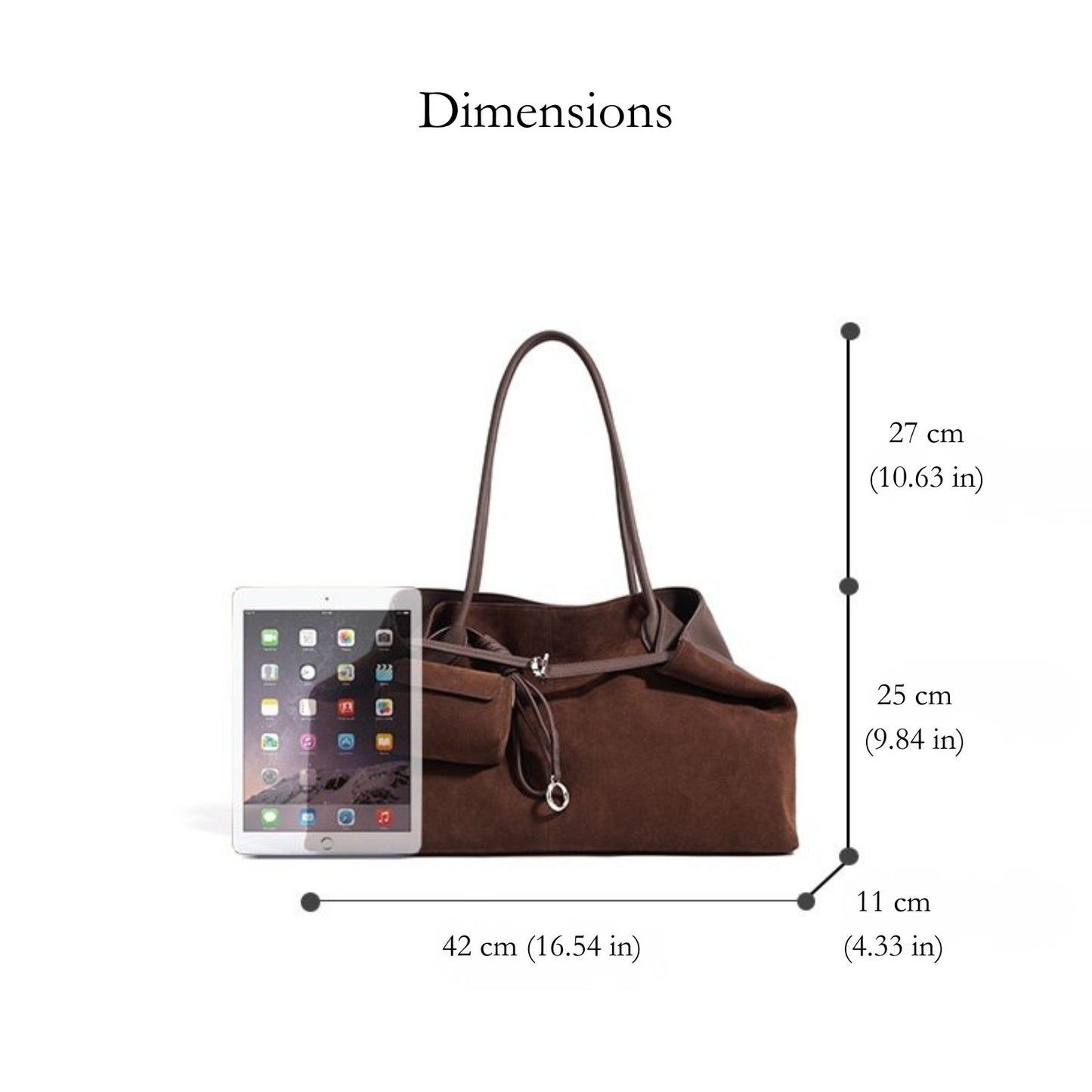 Madison Detachable Pouch Tote Bag