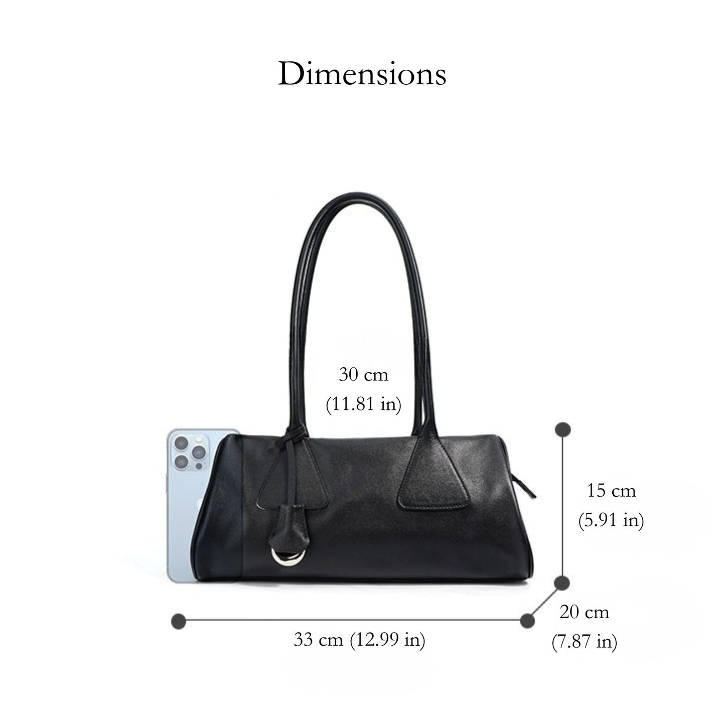 Karen Leather Barrel Bag