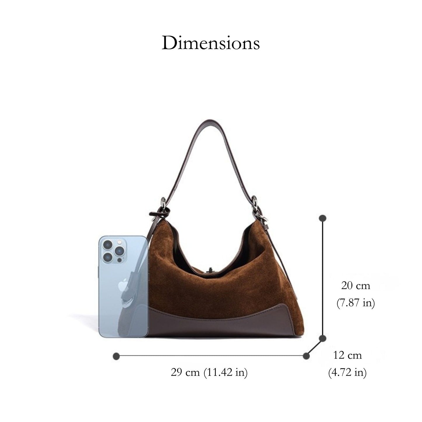 Ginny Suede Hobo Bag