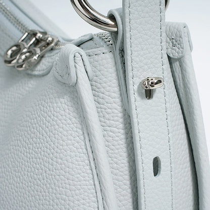 Chrisitine Pebbled Leather Hobo Bag