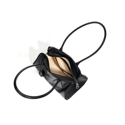 Karen Leather Barrel Bag