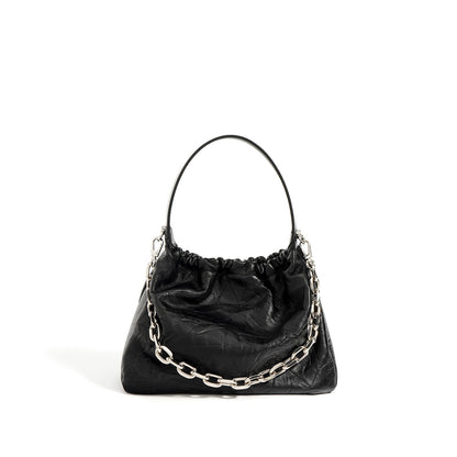 Samara Distressed Leather Hobo Bag