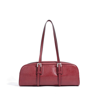 Mia Leather Barrel Bag