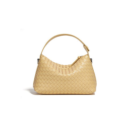Debby Woven Leather Hobo Bag