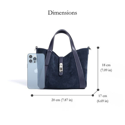 Dalia Leather Trim Mini Tote Bag