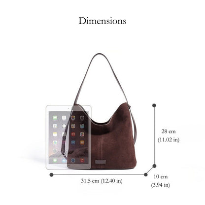 Tianna Suede Hobo Bag