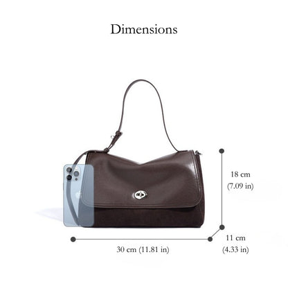 Zaria Leather Shoulder Bag